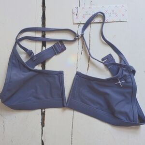 Boutine LA Pale Blue Bikini V Cut Top S Pale Blue